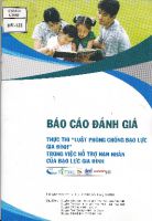 Báo cáo đánh giá thực thi luật "Phòng chống bạo lực gia đình trong công tác hỗ trợ nạn nhân của Bạo lực gia đình"